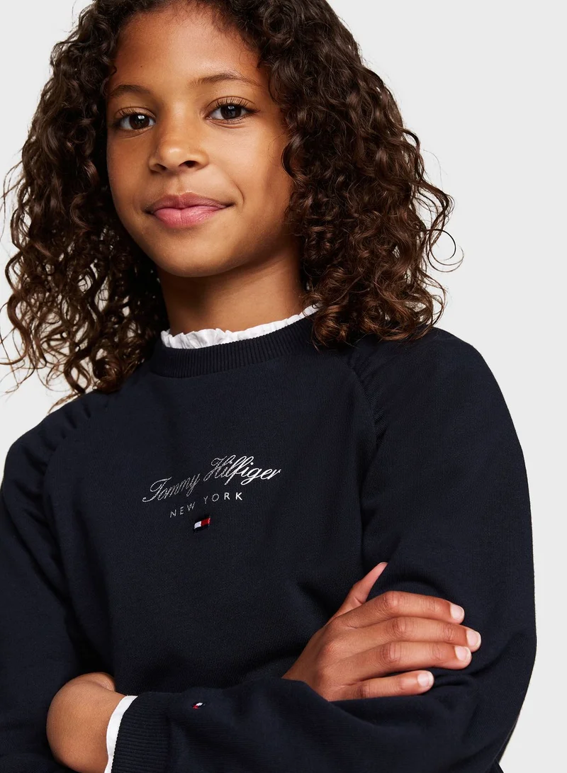 TOMMY HILFIGER Kids Logo Sweatshirt