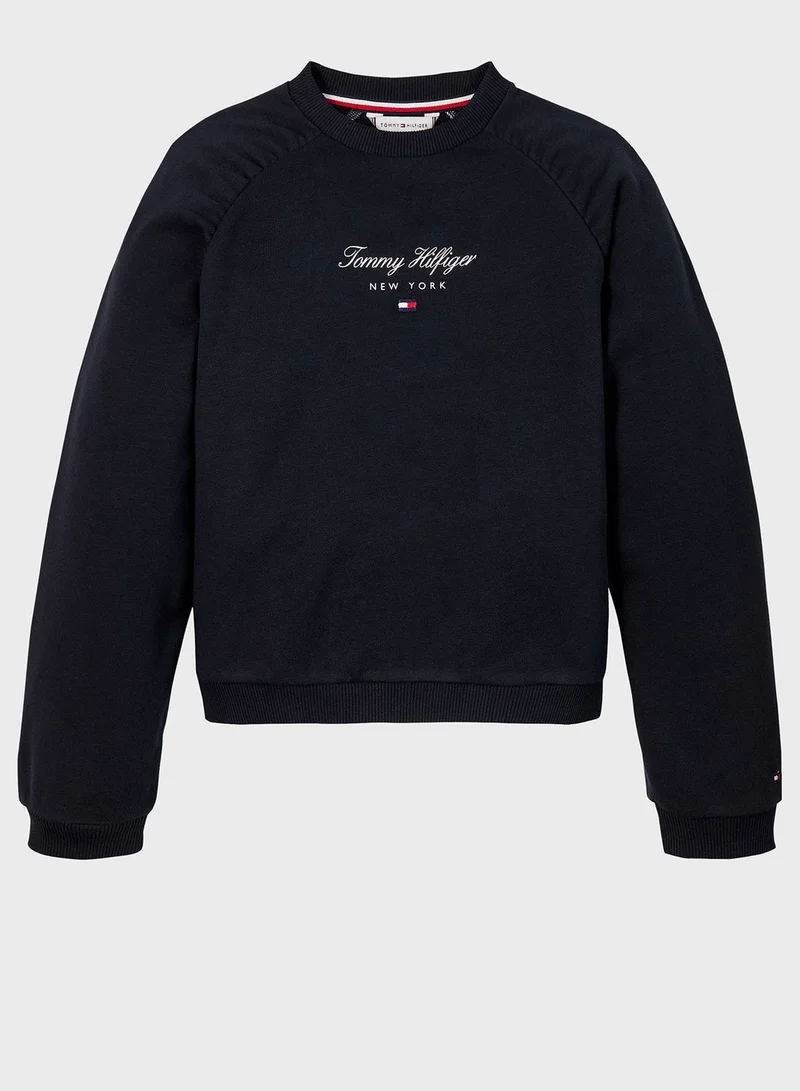 TOMMY HILFIGER Kids Logo Sweatshirt
