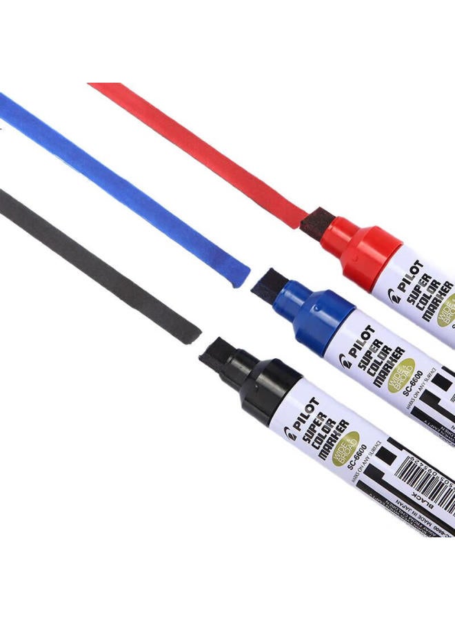 Pilot Oil-Based Marker Pen With Chisel Tip Sc-6600 Blue - Image 1