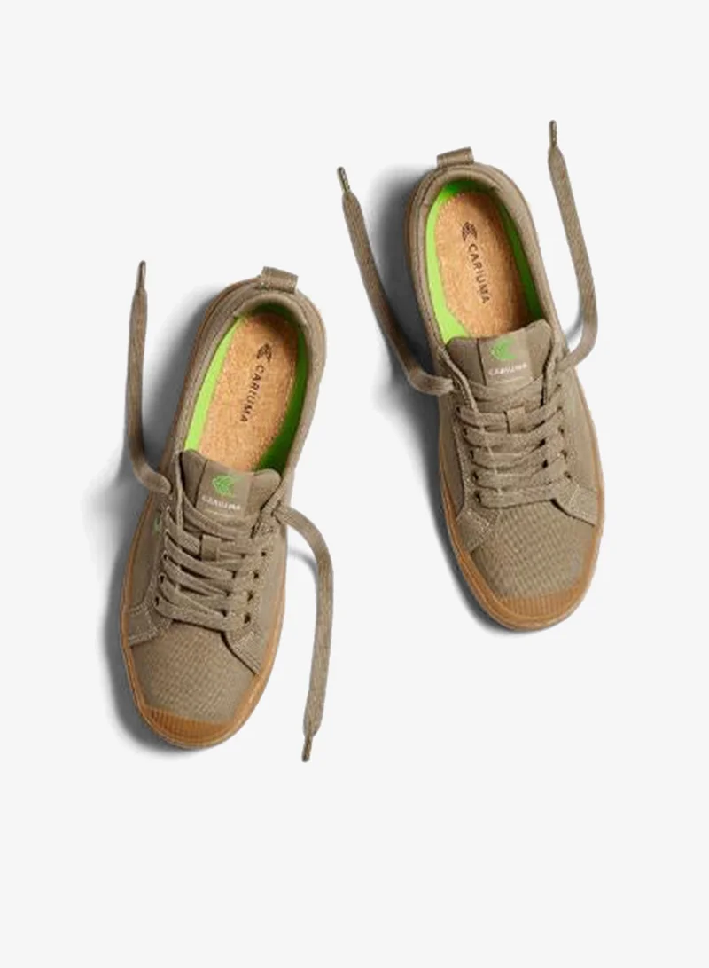 Cariuma  OCA Low Gum Burnt Sand Canvas Sneaker  | Best Price UAE