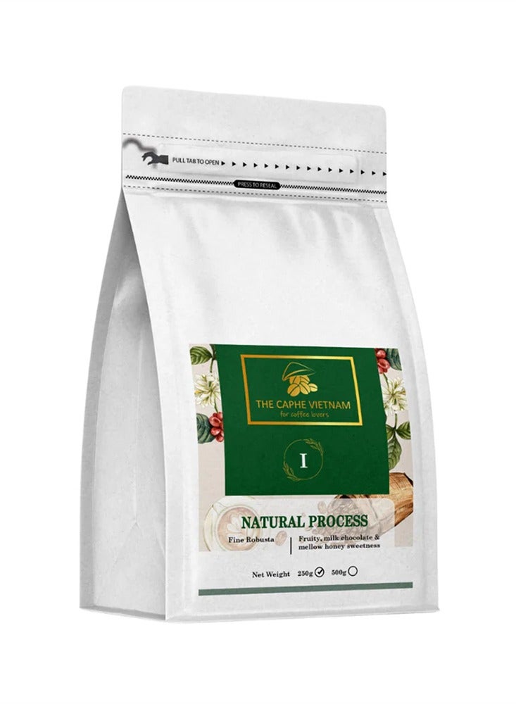 The Caphe Vietnam Combo Gift Set - Fine Robusta Natural Process Whole Bean 250g + Cinnamon Orange Tea + Vietnamese Phin Filter (Red) - Image 3