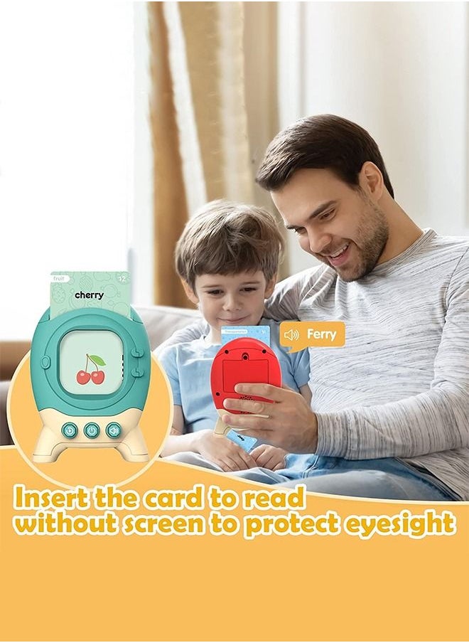 BAYBEE BAYBEE Smart Palm Toys for Kids, Autism Sensory Toys for Autistic Children, English Learning Montessori Speech Therapy, 224 Words Baby Talking Flash Cards Gift Toy for 2 3 4 5 Year old Boys and Girls  - Image 2