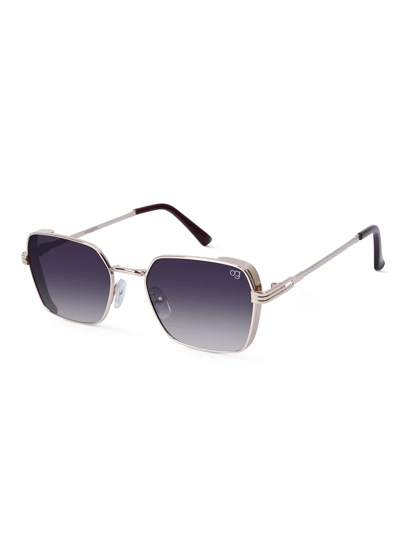 Woggles UV- Protected  Golden Rectangle Sunglasses