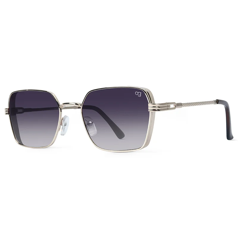 Woggles UV- Protected  Golden Rectangle Sunglasses