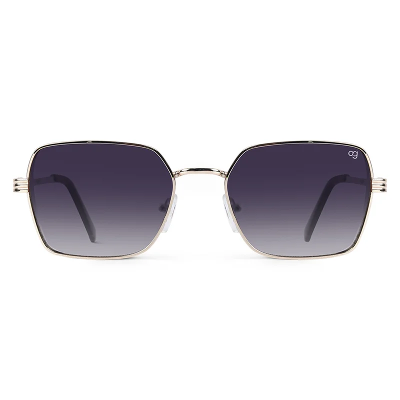 Woggles UV- Protected  Golden Rectangle Sunglasses