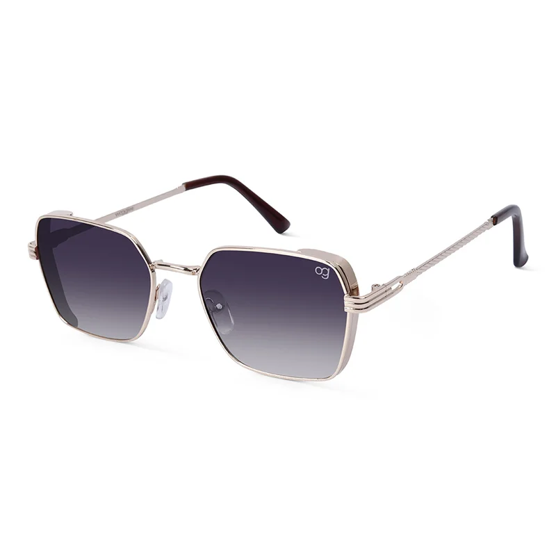 Woggles UV- Protected  Golden Rectangle Sunglasses