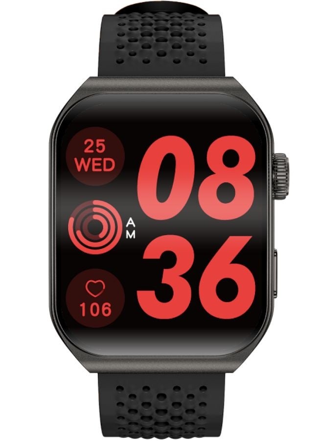WYE All-in-One Smartwatch | Bluetooth Calling Smartwatch | Fitness Tracker Smartwatch  | Notifications | Heart Rate Monitor | Compatible with Android & iOS | Black - Image 1