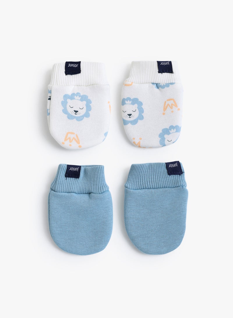Baby Boys Baby Lion Mittens Pack Of 2