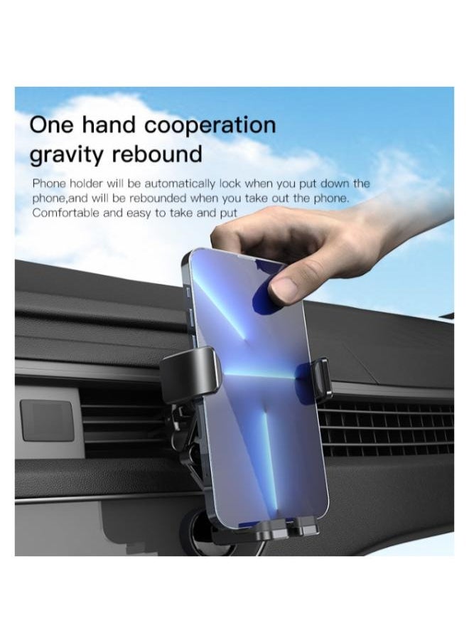 Yesido - C166 High Quality Universal Adjustable Gravity Sensor Magnetic Suction Car Air Vent Phone Holder - Image 1