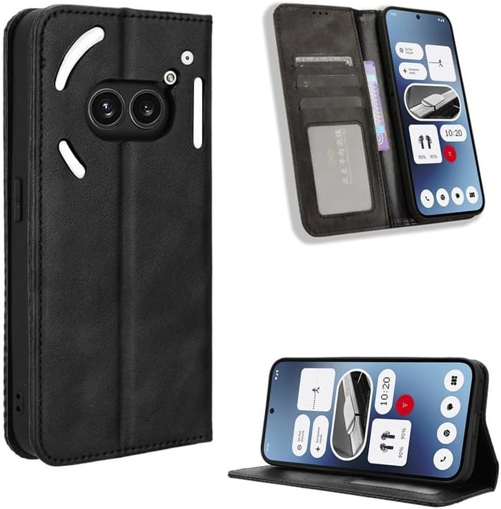 Beauenty For Nothing Phone 2A Case, Pu Leather Clamshell Wallet Cover Card Slot For Nothing Phone 2A Case - Image 1