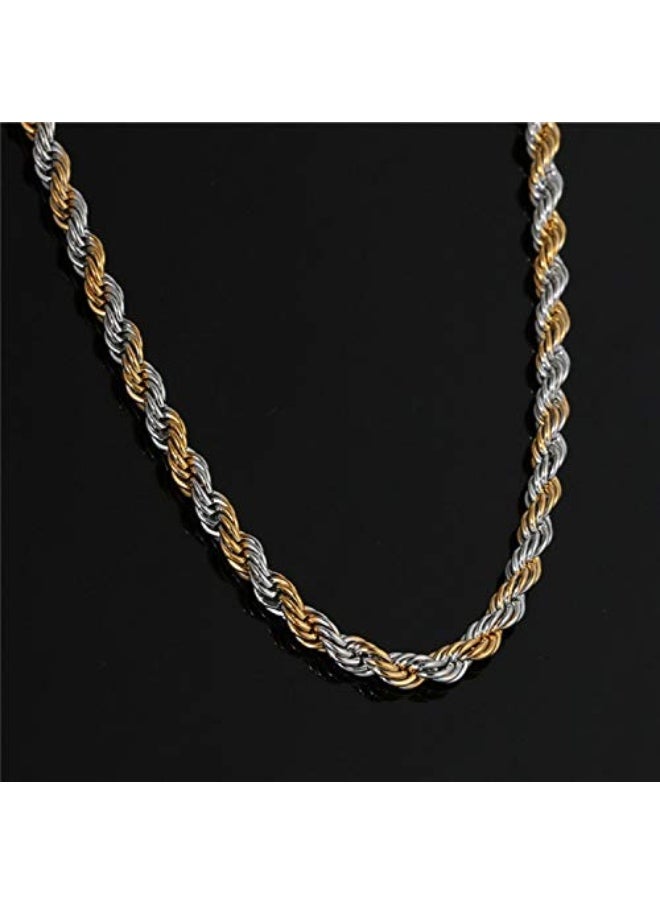 Trendy Classic Stainless Steel Duel Tone Twisted Rope Chain Necklace for Men and Boys fgs..fg - pzsku/Z17E91ED4D52924CED3A0Z/45/_/1729074975/65451eef-33cc-4a5c-8333-fea125b00b4a