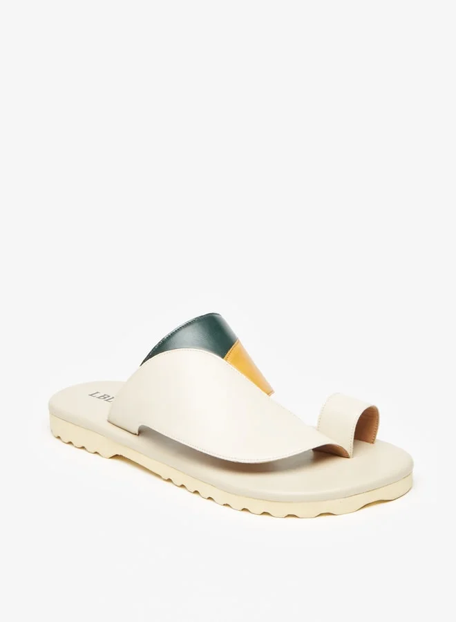 LBL by Shoexpress Men's Panelled Slip-On Arabic Sandals Ramadan Collection