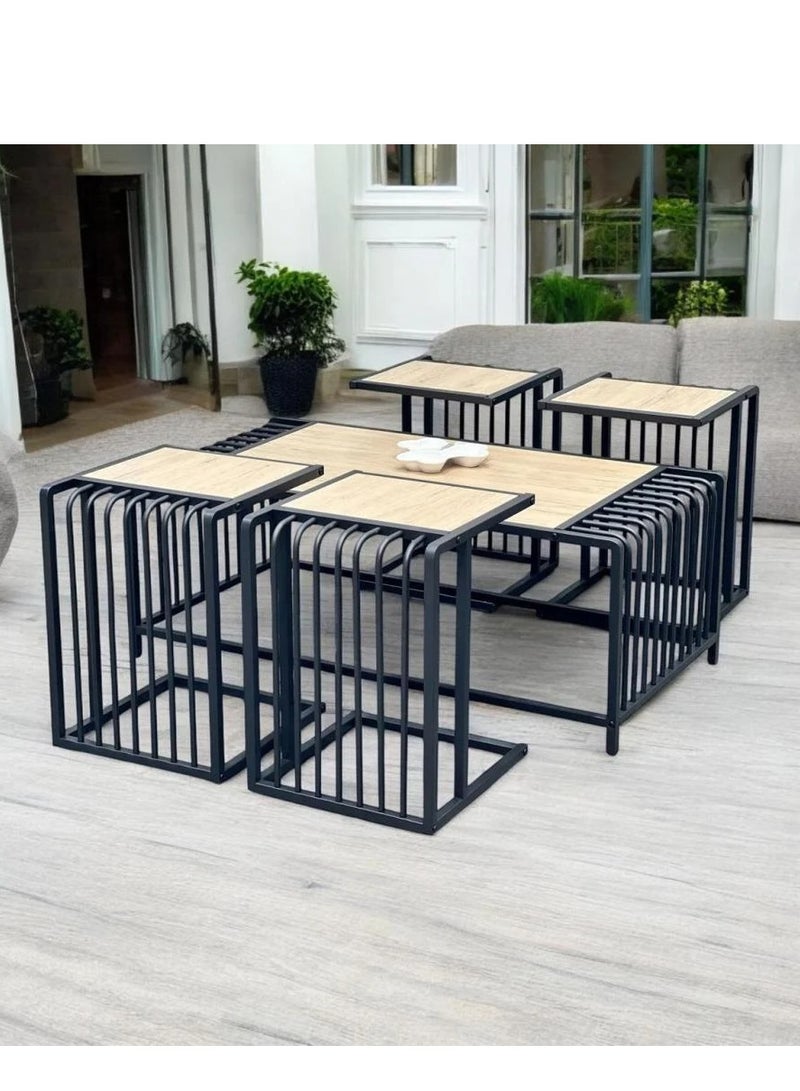 KRESLO 5-piece table set - Image 1