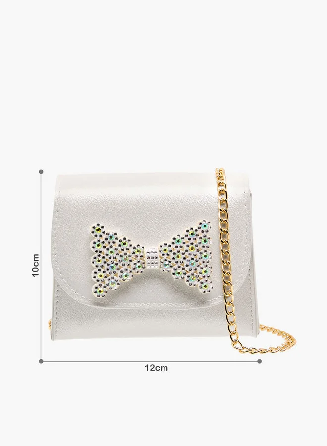 Flora Bella By Shoexpress Flora Bella Crossbody Bag with Chain Strap Ramadan Collection