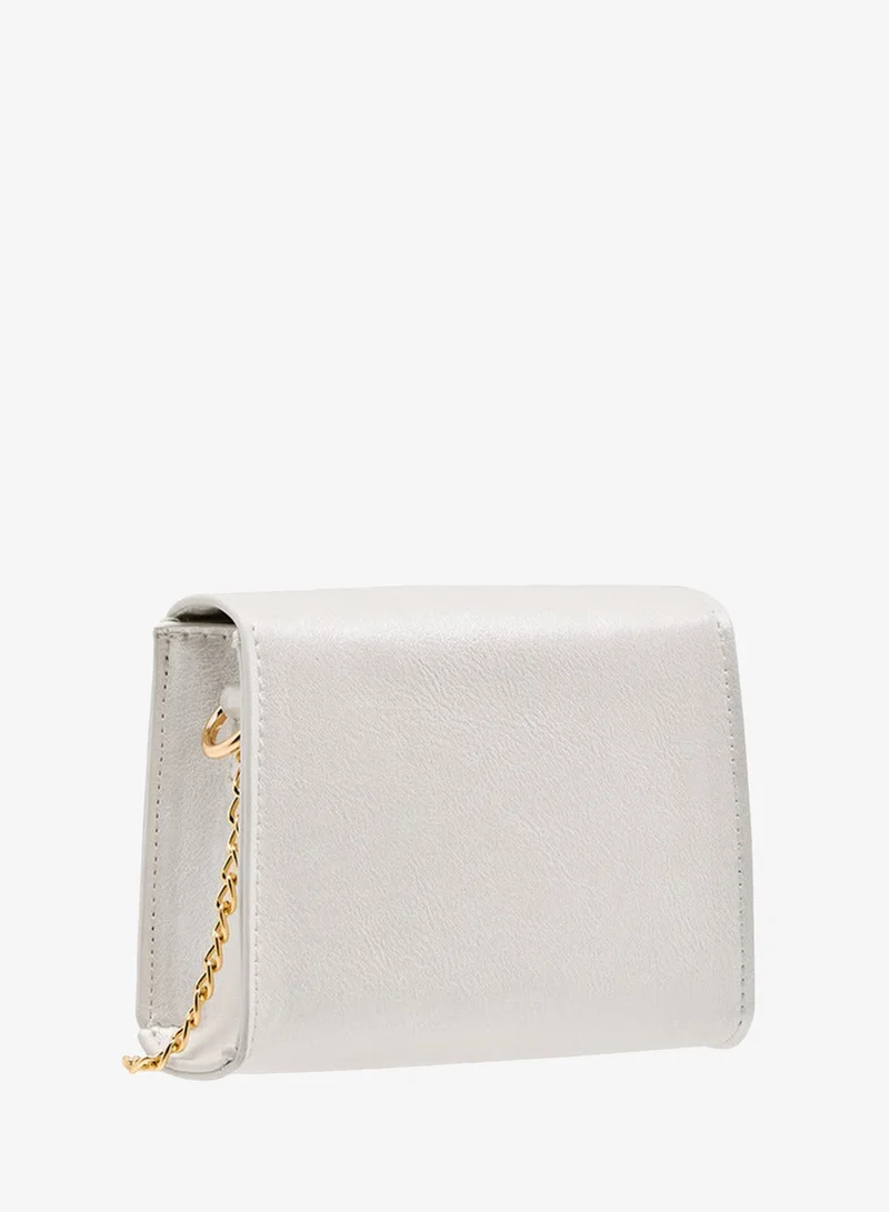 Flora Bella By Shoexpress  Crossbody Bag with Chain Strap for Women | Best Price UAE