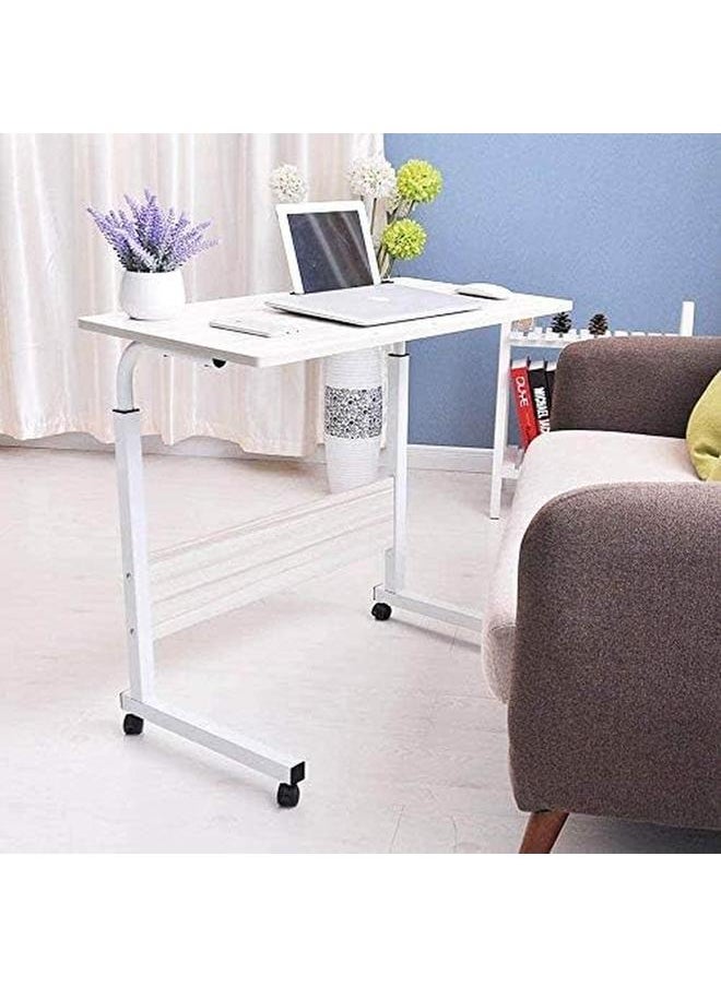 SHOWAY - Adjustable Mobile Bed Table Desks Portable Laptop Computer Stand Desks Mobile Laptop Desk Computer Table For Bed Bedside Sofa Bedroom Study Office Random Color 60X40Cm - Image 1