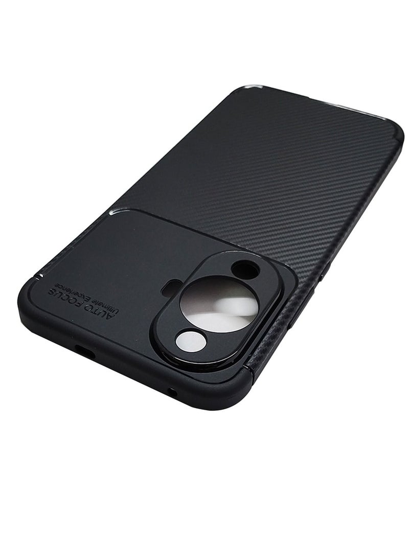 AUTO FOCUS Huawei Nova 11 Carbon Fibre Cover Case Shock-Proof, Anti-fingerprints Accessories Full Body Protection Protective Cell Phone Camera Lens Protector Cover for Huawei Nova 11 - Image 4