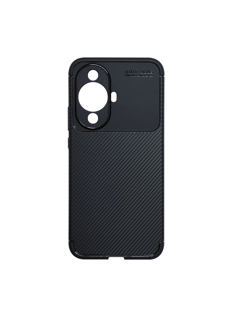 AUTO FOCUS Huawei Nova 11 Carbon Fibre Cover Case Shock-Proof, Anti-fingerprints Accessories Full Body Protection Protective Cell Phone Camera Lens Protector Cover for Huawei Nova 11 - Image 1