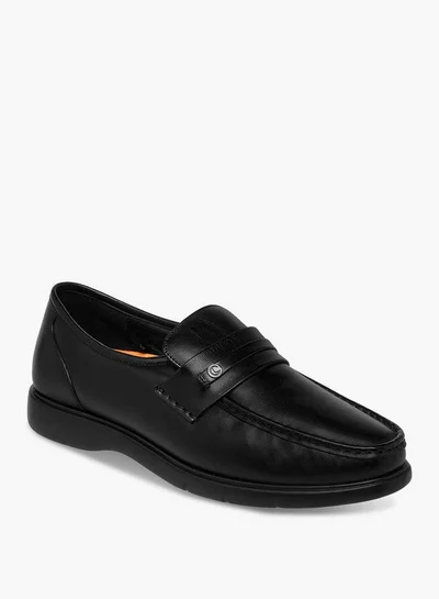 لو كونفورت حذاء موكاسين سهل الارتداء بلون سادة