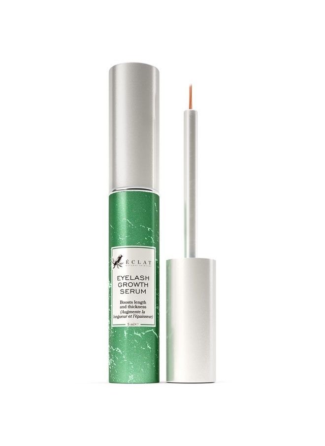 Eclat Skincare - Premium Lash Serum - Eyebrow + Eyelash Serum with Vitamin B5, Safe for Eyes Brow & Lash Growth Serum, Serum to Grow Lashes + Brows, Perfect Long Lash Serum, Natural Look, Gentle + Safe - Image 1