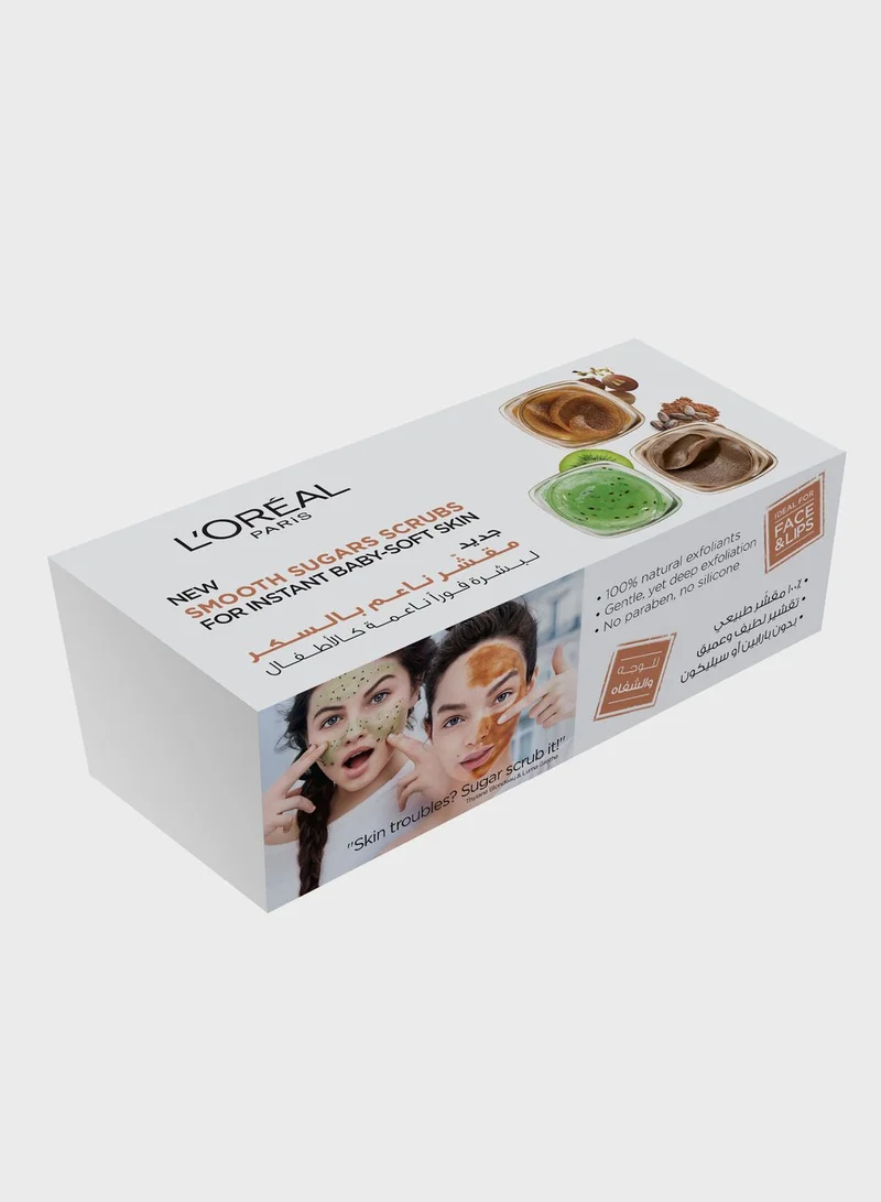 L'OREAL PARIS 3 Piece Sugar Scrub Set