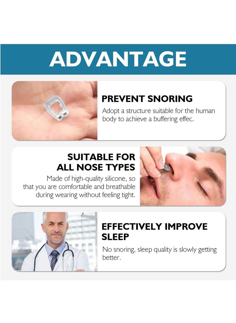 Generic - 6 Pcs Set of Nose Clip Anti Snoring Device Nasal Dilator Improve Sleep Mouth Breathing Habits Relieve Dyspnea Unisex - Image 1