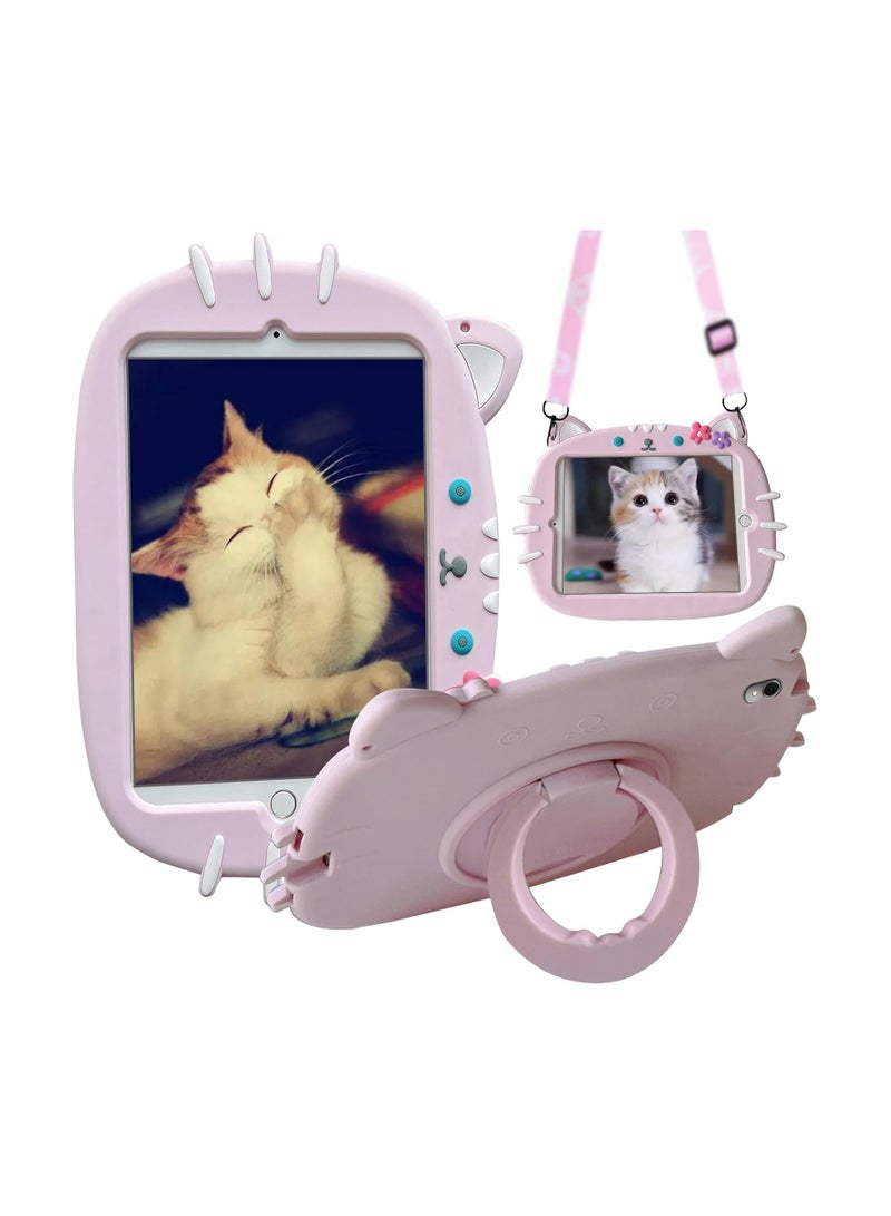 عام هذا النص باللغة العربية: حافظة حماية للأطفال Huawei Matepad 11 2023، حافظة مضادة للصدمات، قاعدة دوران 360 درجة مع مقبض للتثبيت، حزام كتف لحافظة حماية للأطفال. - Image 1