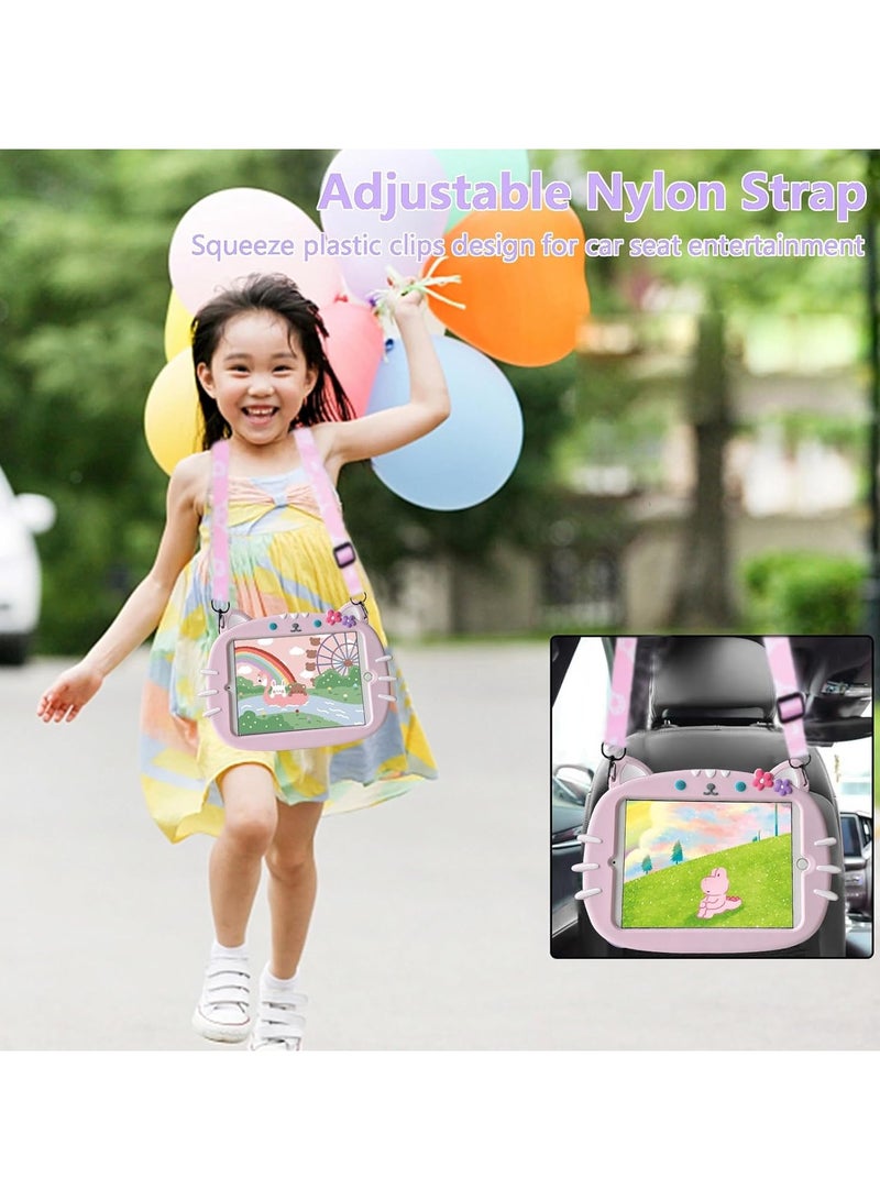 عام هذا النص باللغة العربية: حافظة حماية للأطفال Huawei Matepad 11 2023، حافظة مضادة للصدمات، قاعدة دوران 360 درجة مع مقبض للتثبيت، حزام كتف لحافظة حماية للأطفال. - Image 5