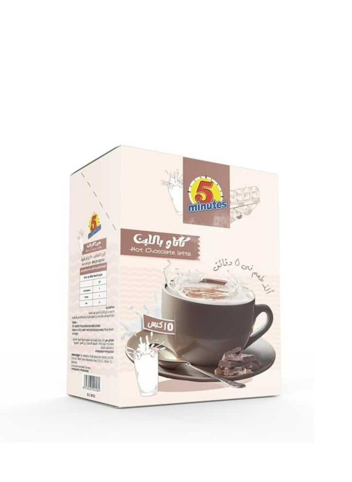 5 minutes Hot Chocolate Latte 10 Sachet -300g 
