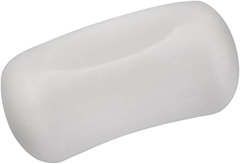 Generic Suction Cup Bathtub Pillow Neck Rest with Tub Head Support, White Bath Cushion for Spa and Home Bathing Comfort - Image 1