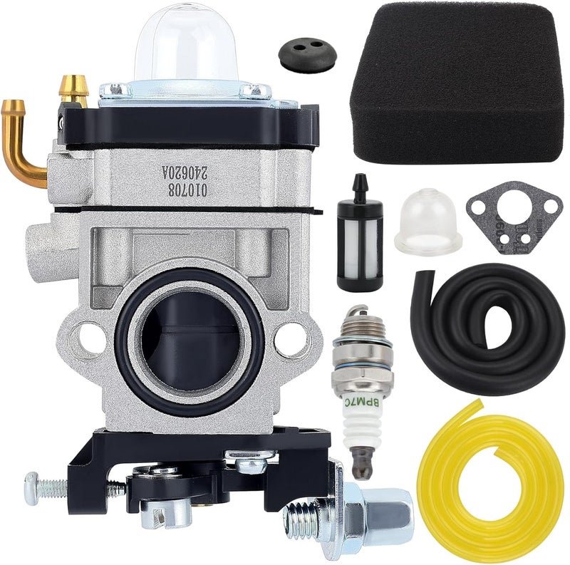 Hipa 300486 Carburetor for Earthquake E43 MC43 WE43 E43CE E43WC 43CC Tiller Carburetor Auger MC43E MC43CE MC43ECE MC43RCE Tiller Cultivator MD43 WE43E WE43CE Edger - Image 1