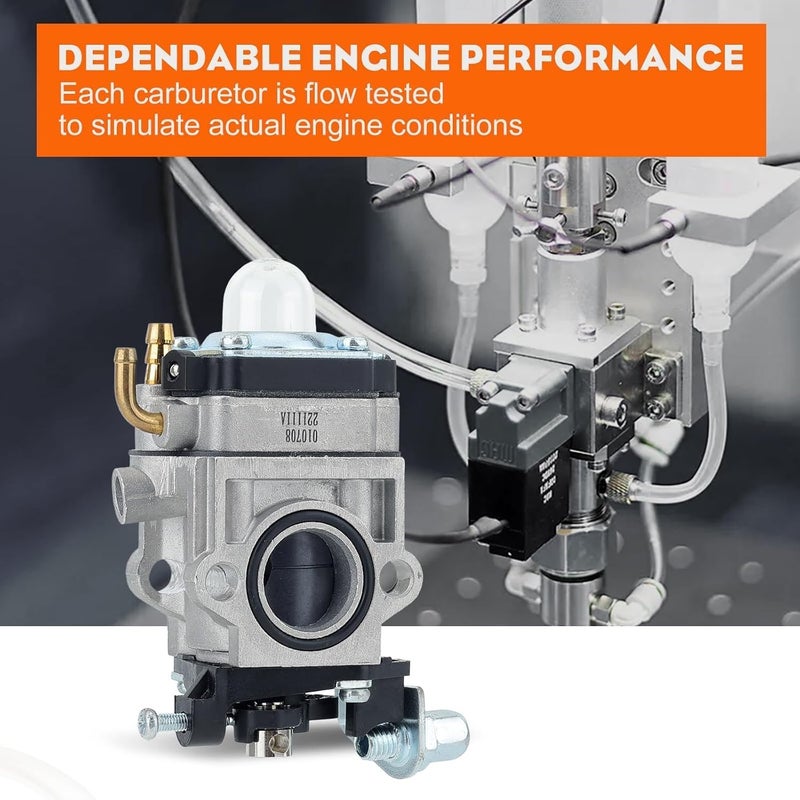 Hipa 300486 Carburetor for Earthquake E43 MC43 WE43 E43CE E43WC 43CC Tiller Carburetor Auger MC43E MC43CE MC43ECE MC43RCE Tiller Cultivator MD43 WE43E WE43CE Edger - Image 5