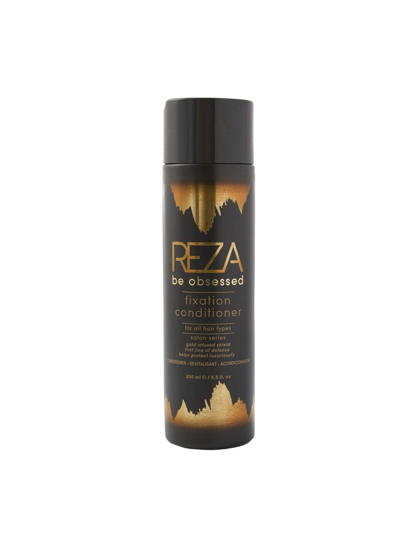 Reza - Reza Fixation Conditioner Luxury Deep Conditioning Hair Care for Smooth Shiny Hair Sulfate Free Paraben Free Tames Frizz Repairs Damage for Women  Men  All Hair Types 85 Fl Oz - Image 1