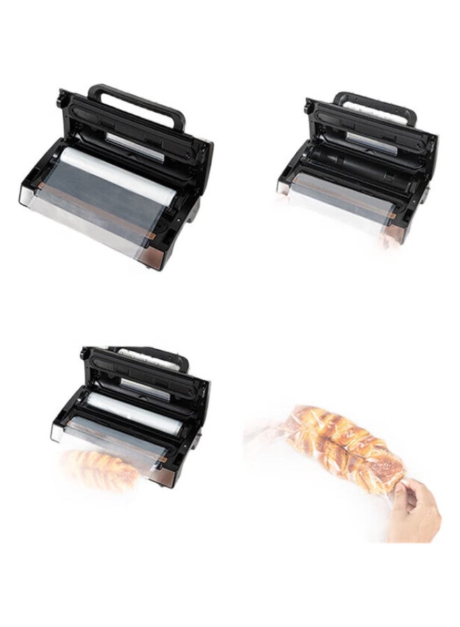 Deli Vacuum Sealer Machine For Home And Commercial Use, Food Vacuum Packaging Sealing Bags, Safe Food-Grade Material, 25Cm*5M, One Roll - Image 1