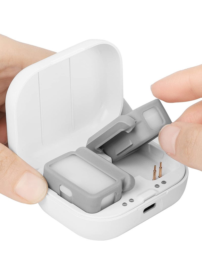 SYOSI Two-Way LED Video Light with Charging Case Vlogging Lighting Accessories Compatible with DJI OM 5 / 4 / 4 SE Smartphone Gimbal Stabilizer - Image 4