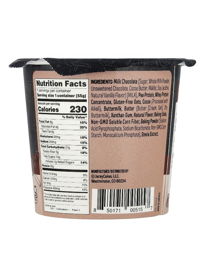 FlapJacked فلاپ جاكت، مافن مايتي، شوكولاتة مزدوجة، 1.94 أونصة (55 جرام) - Image 2