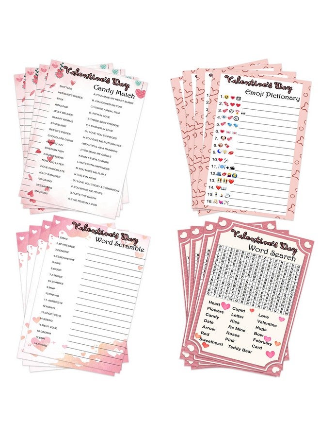 MLOLM ألعاب الحفلات بطاقة البحث عن الكلمات خلط الكلمات لعبة الحفلة الصفية إيموجي بيكتشيناري للأنشطة الصفية المنزلية - Image 1