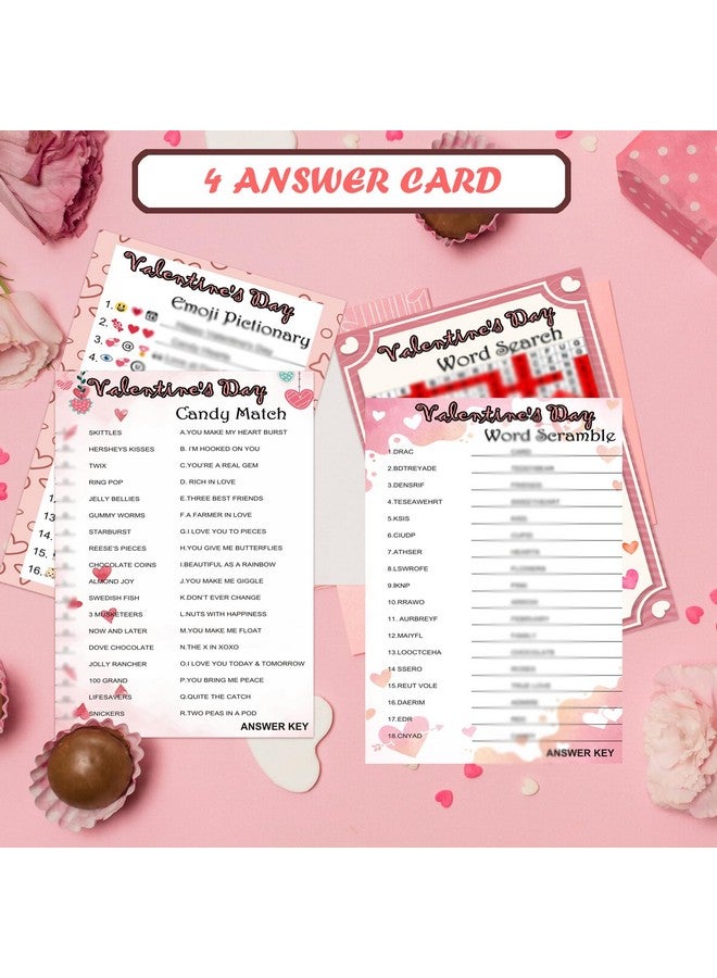 MLOLM ألعاب الحفلات بطاقة البحث عن الكلمات خلط الكلمات لعبة الحفلة الصفية إيموجي بيكتشيناري للأنشطة الصفية المنزلية - Image 4