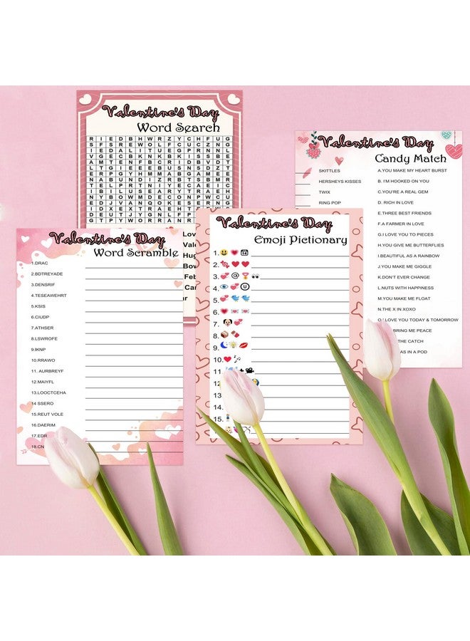 MLOLM ألعاب الحفلات بطاقة البحث عن الكلمات خلط الكلمات لعبة الحفلة الصفية إيموجي بيكتشيناري للأنشطة الصفية المنزلية - Image 3