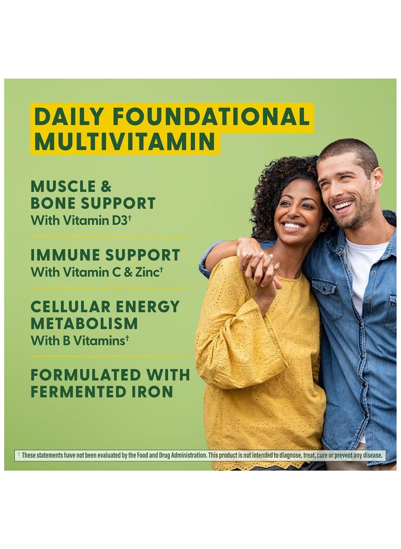 MegaFood MegaFood One Daily Multivitamin - Multivitamin for Women and Men - with Real Food - Immune Support Supplement -Vitamin C & Vitamin B - Bone Health - Energy Metabolism - Vegetarian, Non-GMO - 90 Tabs  - Image 5