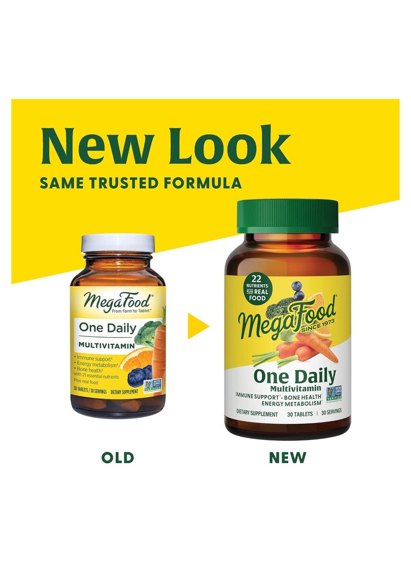 MegaFood One Daily Multivitamin - Multivitamin for Women and Men - with Real Food - Immune Support Supplement -Vitamin C & Vitamin B - Bone Health - Energy Metabolism - Vegetarian, Non-GMO - 90 Tabs - pzsku/Z17EA45E862C6DDF66FF3Z/45/_/1737453686/1d24e4cf-f363-4ca5-b41b-a338efad45cb