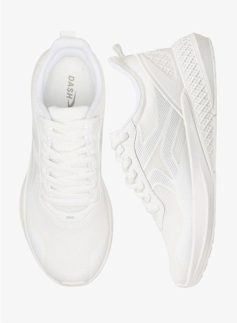 Dash Women Panelled Sports Shoes with Lace-Up Closure - Image 3