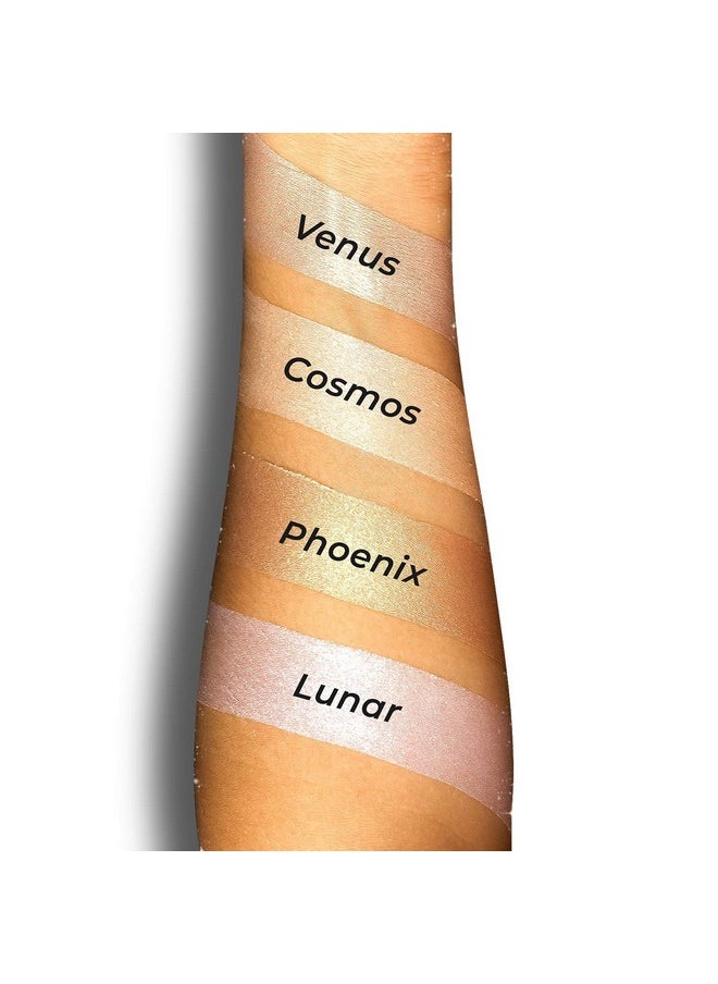 Aesthetica - Starlite Highlighter Metallic Shimmer Highlighting Makeup Powder Cosmos (Sparkling Rose Gold) - Image 1