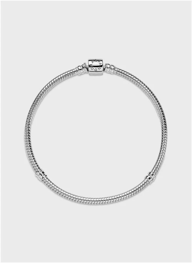 Pandora  Barrel Clasp Snake Chain Bracelet for Women | Best Price UAE