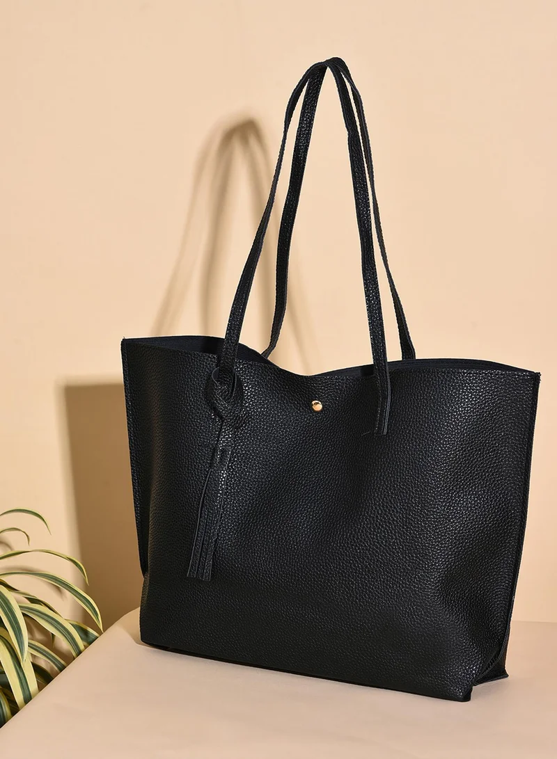 Haute Sauce Trove Black Tote Bag