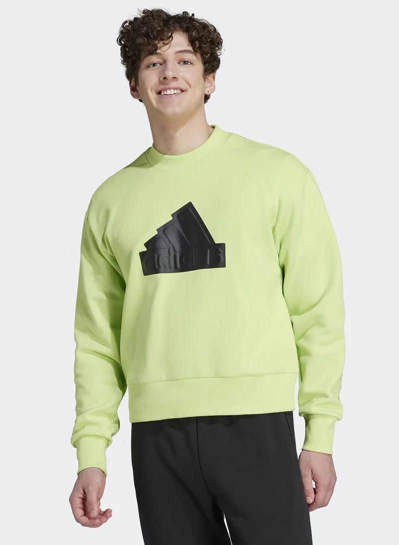 Adidas Future Icons Badge Of Sport Crew Sweatshirt
