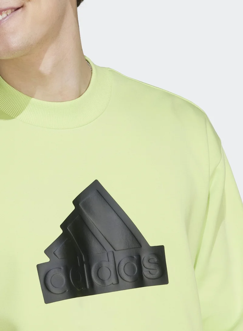 Adidas Future Icons Badge Of Sport Crew Sweatshirt