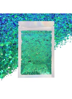 Color Shiftchunky Cosmetic Glitter ✮ Festival Rave Beauty Makeup Face Body Nail ✮ (Dark Blueaqua) - pzsku/Z17EA6AAA57167498B94DZ/45/_/1707975114/976dca61-4bc5-4662-8f2b-b7e85c12faae