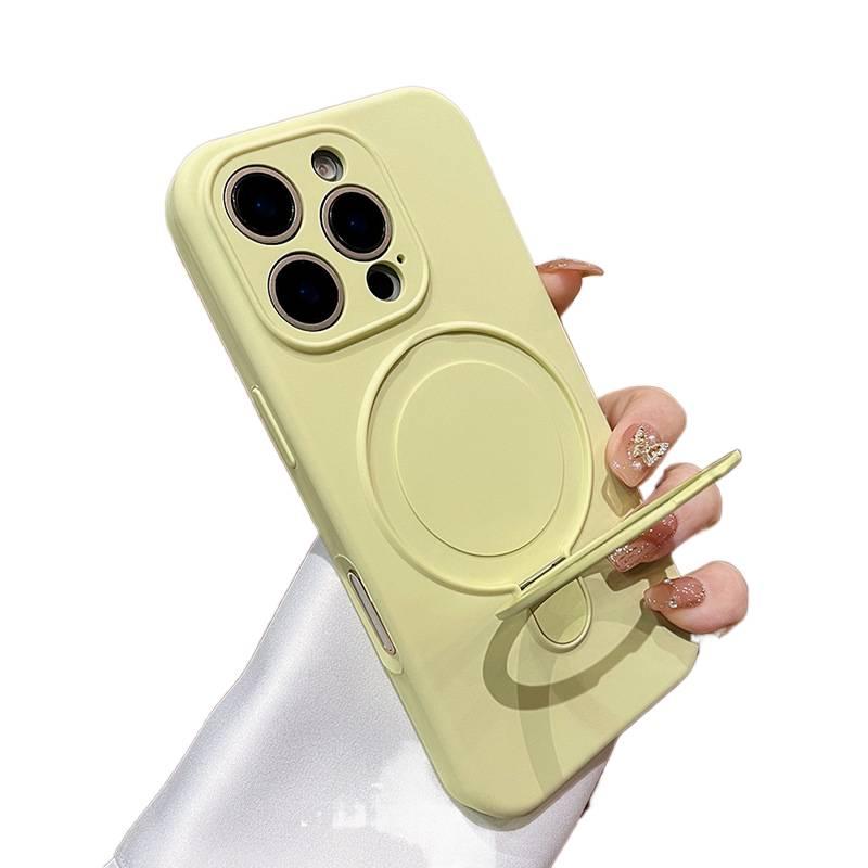 iPhone 15 Plus Silicone Protective for iPhone 15 15 Plus 15 Pro 15 Pro Max with Kickstand and Full Coverage and Lens in Black - Image 5