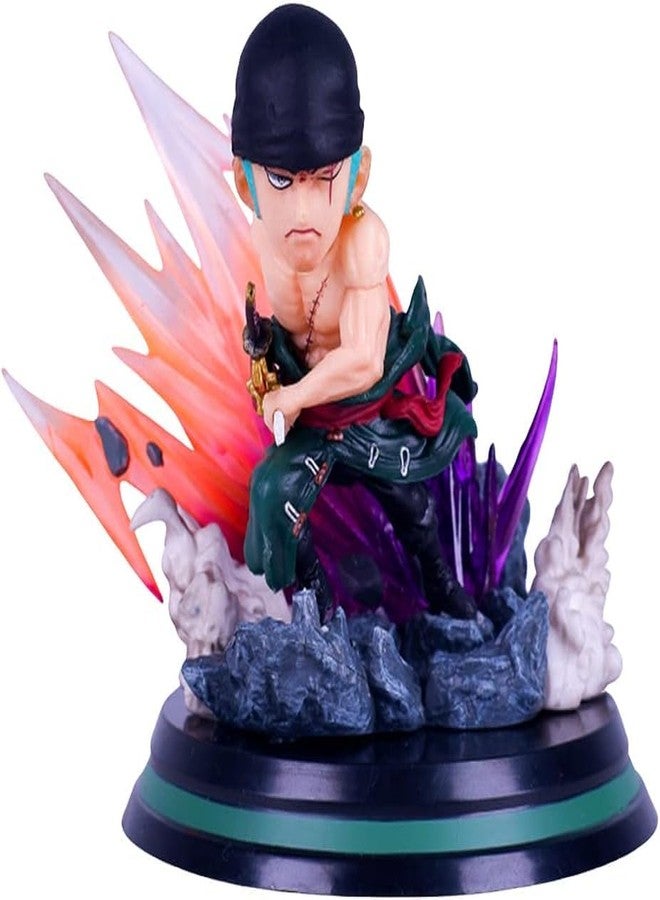 UMANI® Anime Action Figure Limited Edition for Car Dashboard, Decoration, Cake, Office Desk & Study Table (AF10CM-ZORO GME)